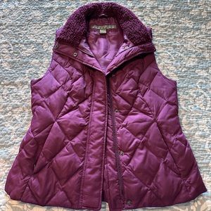 Kenneth Cole Reaction Purple Plush Vest ONLY WORN ONCE